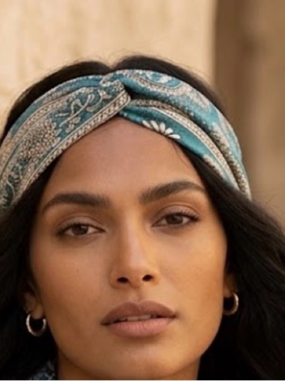 Turquoise Paisley Twist Headband - Women Accessories